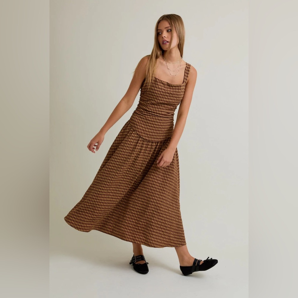 Autumn Plaid Dress “NWT”